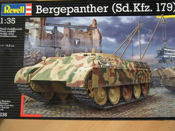 Revell 03238, Bergepanther 1/35, Hobby en Vrije tijd, Modelbouw | Auto's en Voertuigen, Nieuw, Tank, 1:32 tot 1:50, Revell, Ophalen of Verzenden