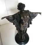 Bronzen vrouwelijk staand naakt naar Paul Philippe, Ophalen of Verzenden, Brons