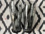 2 Zwarte Coca Cola Glazen McDonald's, Huis en Inrichting, Ophalen, Glas of Glazen, Effen, Glas