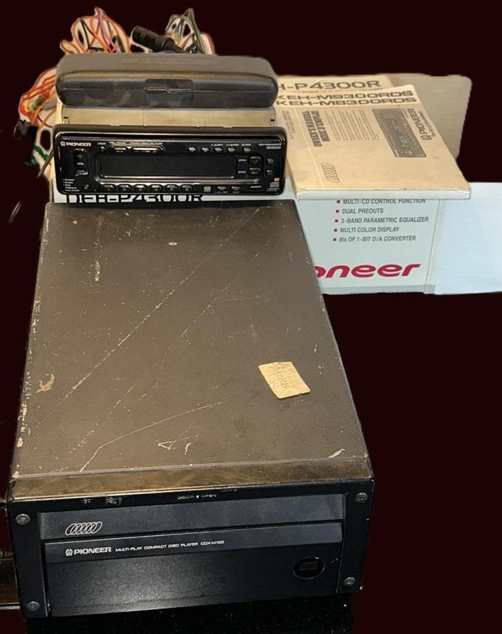 autoradio pioneer KEH-M8300RDS  cd wisselaar 6x CDX-M100#v#, Auto diversen, Autoradio's, Gebruikt, Ophalen