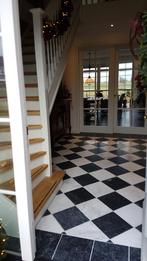 zwart wit marmer tegels 30x30 cm, Tuin en Terras, Ophalen, Nieuw, Overige typen
