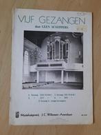 VIJF GEZANGEN LEEN SCHIPPERS NO. 439, Ophalen of Verzenden, Gelezen, Overige onderwerpen