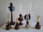Collectie oude petroleumlampen / olielampen, Antiek en Kunst, Ophalen