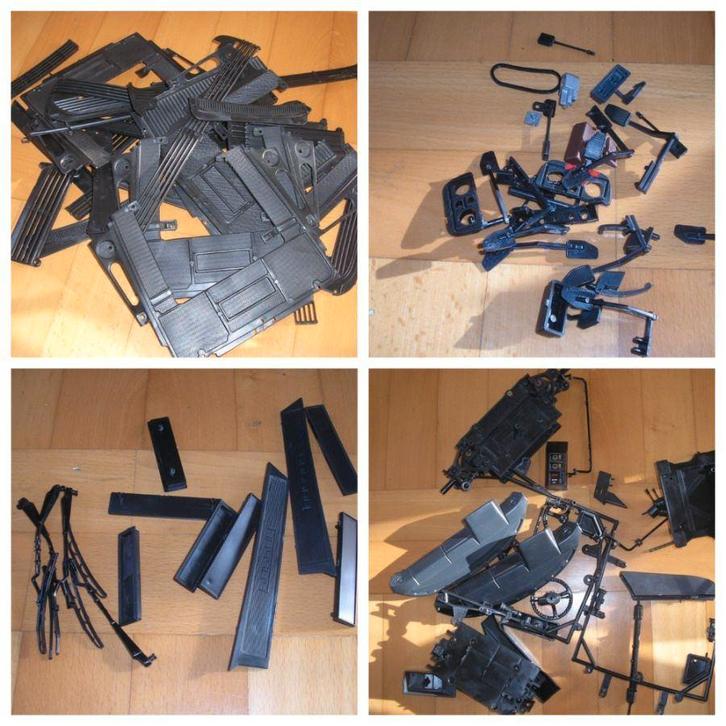 Reserveonderdelen Ferrari Testarossa en F40 1/8 Pocher 1/8 s, Hobby en Vrije tijd, Modelauto's | 1:5 tot 1:12, Zo goed als nieuw