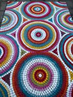 Vloerkleed echt heel mooie fleurig kleed regenboog  prijs 30, Wit, 100 tot 150 cm, Ophalen of Verzenden, Zo goed als nieuw