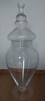 Grote glazen bokaal 💐 voorraadpot met deksel 🍪🍬, Ophalen