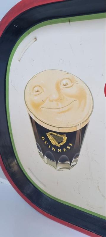Guinness bier brouwerij mancave bar dienblad antiek bord beschikbaar voor biedingen