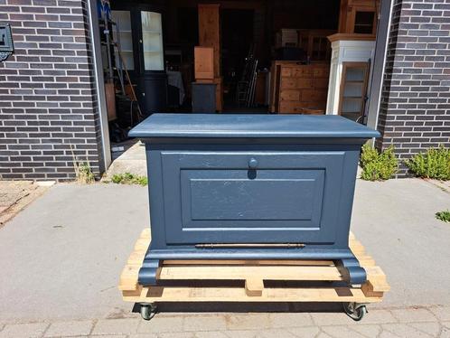 Eiken kist grijs, Huis en Inrichting, Woonaccessoires | Kisten, Gebruikt, 50 tot 75 cm, 100 tot 125 cm, 100 tot 150 cm, Eikenhout