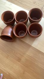Tea or coffee cups, Ophalen of Verzenden, Zo goed als nieuw, Hout