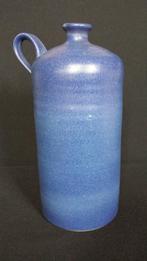 Keramiek KRUIK ~ Korenbloem-blauw <> VAAS Handwerk 25cm Hoog, Ophalen of Verzenden, Huis en Inrichting