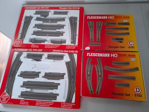 Fleischmann H0 6191/6192 Profi rails diverse sets, Hobby en Vrije tijd, Modeltreinen | H0, Zo goed als nieuw, Rails, Gelijkstroom