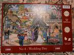 Legpuzzel - Wedding Day - 1000 stukjes, Ophalen of Verzenden, 500 t/m 1500 stukjes, Zo goed als nieuw, Legpuzzel