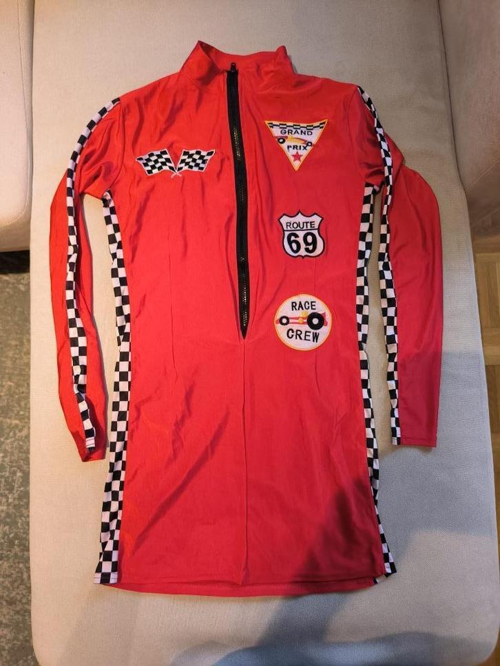 Carnavalskleding race jurkje maat S, Kleding | Dames, Carnavalskleding en Feestkleding, Zo goed als nieuw, Kleding, Carnaval, Maat 36 (S)