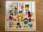 Rolf houten puzzel gymles 81 stukjes 37,5 x 37,5 cm, Zo goed als nieuw, Van hout, 4 tot 6 jaar, Meer dan 50 stukjes