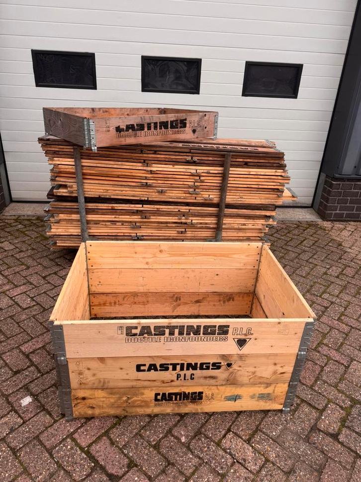 Moestuin bakken opzetranden 80x120, Tuin en Terras, Bloembakken en Plantenbakken, Zo goed als nieuw, Hout, Minder dan 30 cm, Rechthoekig