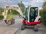 Takeuchi TB 225 Extra minigraver | BJ 2021 | 2250 uren |, Zakelijke goederen, Machines en Bouw | Kranen en Graafmachines, Ophalen of Verzenden