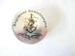 6 onderzetters metaal kurk Regiment Genie Troepen in blikje, Verzamelen, Ophalen of Verzenden, Landmacht, Nederland, Overige typen