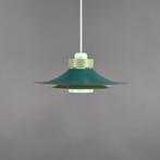 Groene Deense design Horn hanglamp - retro uitstraling, Ophalen of Verzenden, Zo goed als nieuw, Metaal, Deens design