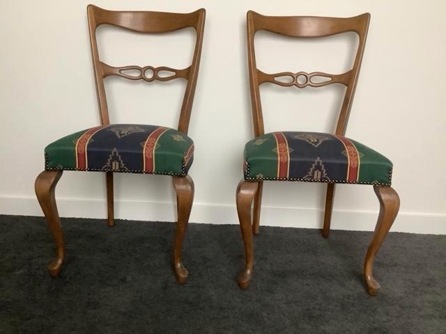 Vintage: Klassiek Queen Ann eetkamerstoelen - 4 stuks, Antiek en Kunst, Antiek | Meubels | Stoelen en Banken, Ophalen