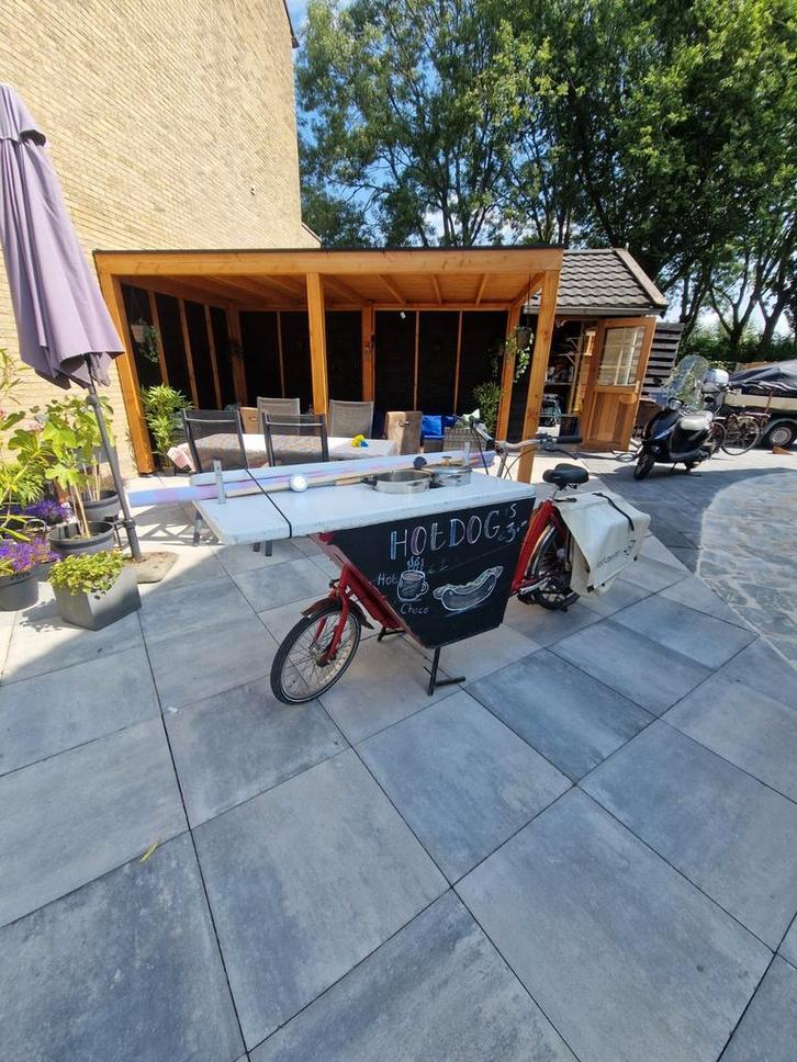 Hotdogfiets - Mobiele Hotdogkraam, Fietsen en Brommers, Fietsen | Bakfietsen, Gebruikt, 1 kind, Ophalen of Verzenden