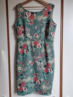 Mint Groene jurk met bloemen King Louie xl, Maat 46/48 (XL) of groter, Ophalen of Verzenden, Knielengte, Gedragen