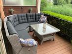 Loungeset hoekbank, Tuin en Terras, Tuinsets en Loungesets, Ophalen, 6 zitplaatsen, Zo goed als nieuw, Loungeset