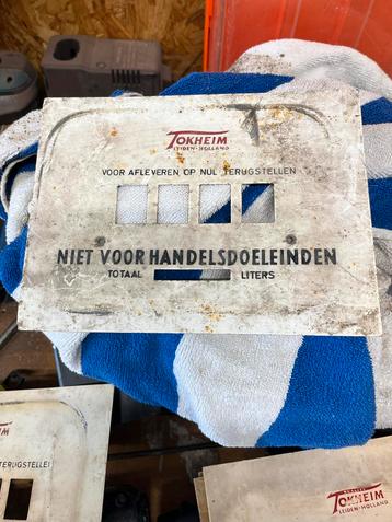 Tokheim tutthill Gilbarco Tellerplaatjes Benzinepomp beschikbaar voor biedingen