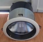 Inbouwlamp plafond Philips + spaarlamp (Eventueel 5 stuks), Gebruikt, Metaal of Aluminium, Ophalen of Verzenden, Inbouw