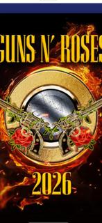 2x Guns ‘n Roses Golden Circle Ziggo Dome, Tickets en Kaartjes, Drie personen of meer, Juni, Hard Rock of Metal