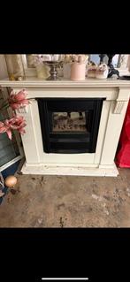 OPRUIMING | Elektrische haard met schouw, Huis en Inrichting, Kachels, Gebruikt, Overige soorten, Elektrisch, Ophalen of Verzenden