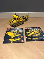 Lego technic 42028 bulldozer, Ophalen, Zo goed als nieuw, Complete set, Lego