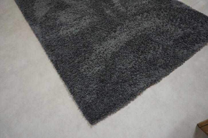 Vloerkleed Brinker Flok Antraciet 160x230, Huis en Inrichting, Stoffering | Tapijten en Kleden, Nieuw, 150 tot 200 cm, 200 cm of meer
