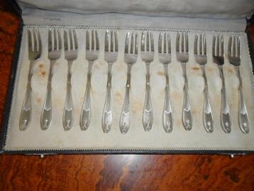 Zeldzaam . Taartvorkjes gz 90 verz. model 608 van 1920/ 1932 beschikbaar voor biedingen