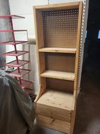 Houten winkel stelling / kast, Ophalen, Gebruikt