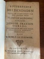 Rotterdamse Heldendaden, 1724, Antiek en Kunst, Ophalen of Verzenden