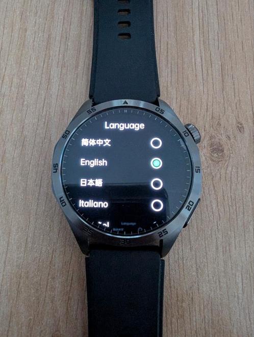 2 dagen gedragen smartwatch, 47 mm wijzerplaat, Sieraden, Tassen en Uiterlijk, Smartwatches, Zo goed als nieuw, Android, Zwart