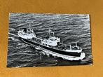 Ansichtkaart m.t.s. Papendrecht, phs. Van ommeren Rotterdam, Verzamelen, Scheepvaart, Ophalen of Verzenden, Motorboot, Kaart, Foto of Prent