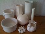 witte bloempotten en vazen, Tuin en Terras, Rond, Binnen, Ophalen of Verzenden, Zo goed als nieuw