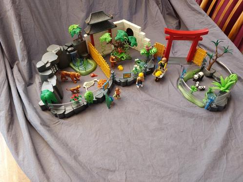 Playmobil 4852 - Aziatische dierentuin & veel extra dieren, Kinderen en Baby's, Speelgoed | Playmobil, Zo goed als nieuw, Complete set