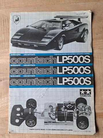 Tamiya Lamborghini Countach LP500S handleiding  beschikbaar voor biedingen