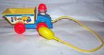 Vintage zeldzame Fisher-Price truck met pomp v.h. kiepen., Verzamelen, Ophalen of Verzenden, Zo goed als nieuw