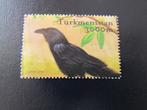 Postzegel Vogel: Raaf uit Turkmenistan, Ophalen of Verzenden, Postfris, Dier of Natuur