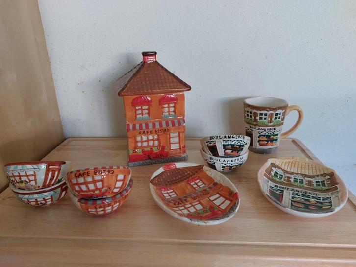 HUISJES, snoeppot, pepernotenpot schaaltjes, beker, v.a €1,-, Huis en Inrichting, Keuken | Servies, Nieuw, Overige typen, Overige stijlen