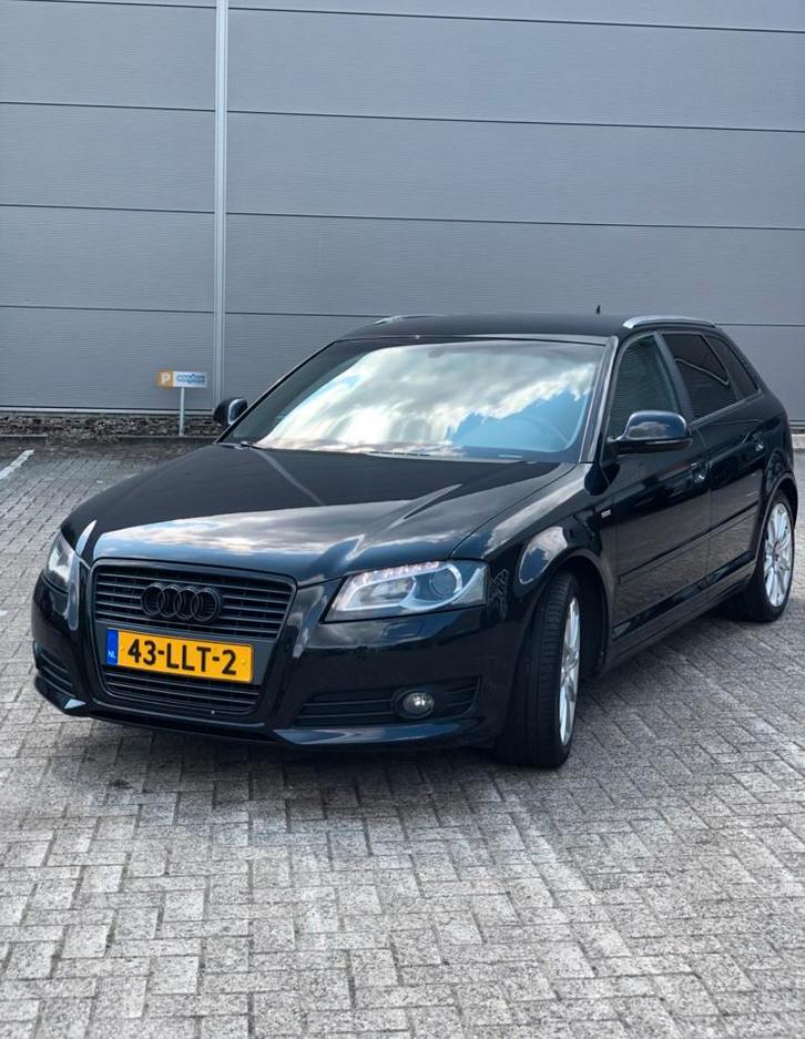 Audi A3 1.4 Tfsi 92KW Sportback 2010 Zwart, Auto's, Audi, Particulier, A3, Adaptieve lichten, Airbags, Airconditioning, Alarm