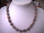 Een mooie Ruwe Rhodoniet edelstenen ketting, Sieraden, Tassen en Uiterlijk, Antieke sieraden, Verzenden, Overige materialen, Ketting