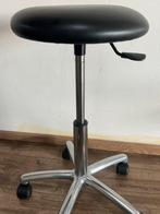 2x Kappersstoel / Bureaukruk Zwart, Huis en Inrichting, Bureaustoelen, Ophalen, Gebruikt, Zwart, Bureaukruk