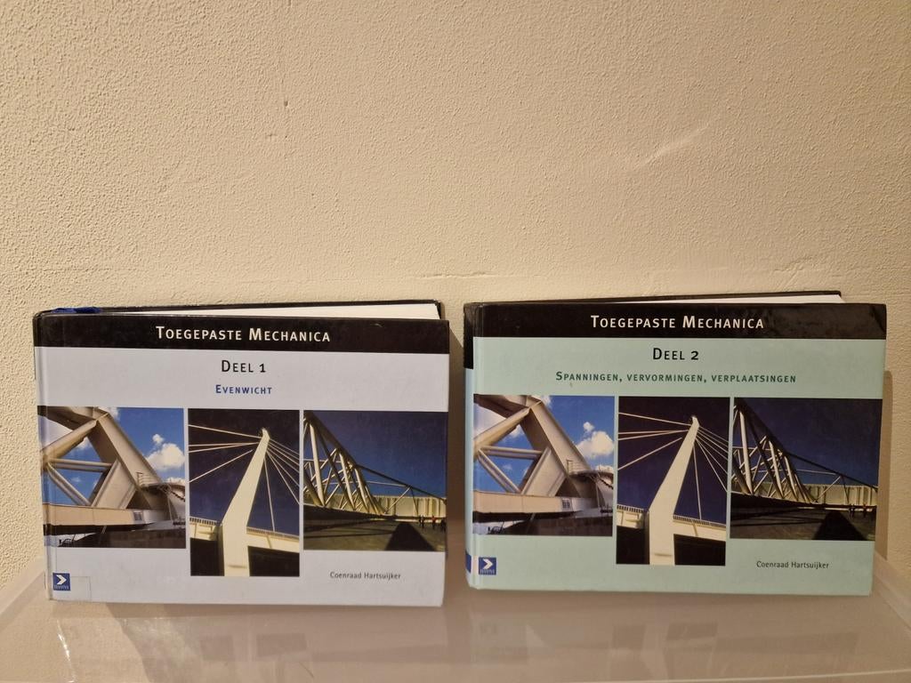 Toegepaste Mechanica Deel 1 en Deel 2 - Coenraad Hartsuijker, Ophalen of Verzenden, Zo goed als nieuw