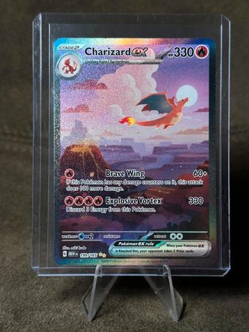 Charizard Ex #199 199/165 (Pokemon Scarlet & Violet 151) beschikbaar voor biedingen