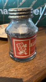Oud glazen potje “prima kleefpasta voor kantoor en huishoud”, Verzamelen, Merken en Reclamevoorwerpen, Ophalen of Verzenden, Zo goed als nieuw