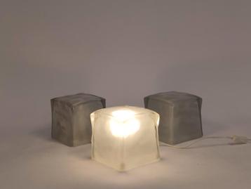 IKEA Iviken Ice Cube lamp ijsblokjes lampen glas jaren 90 beschikbaar voor biedingen